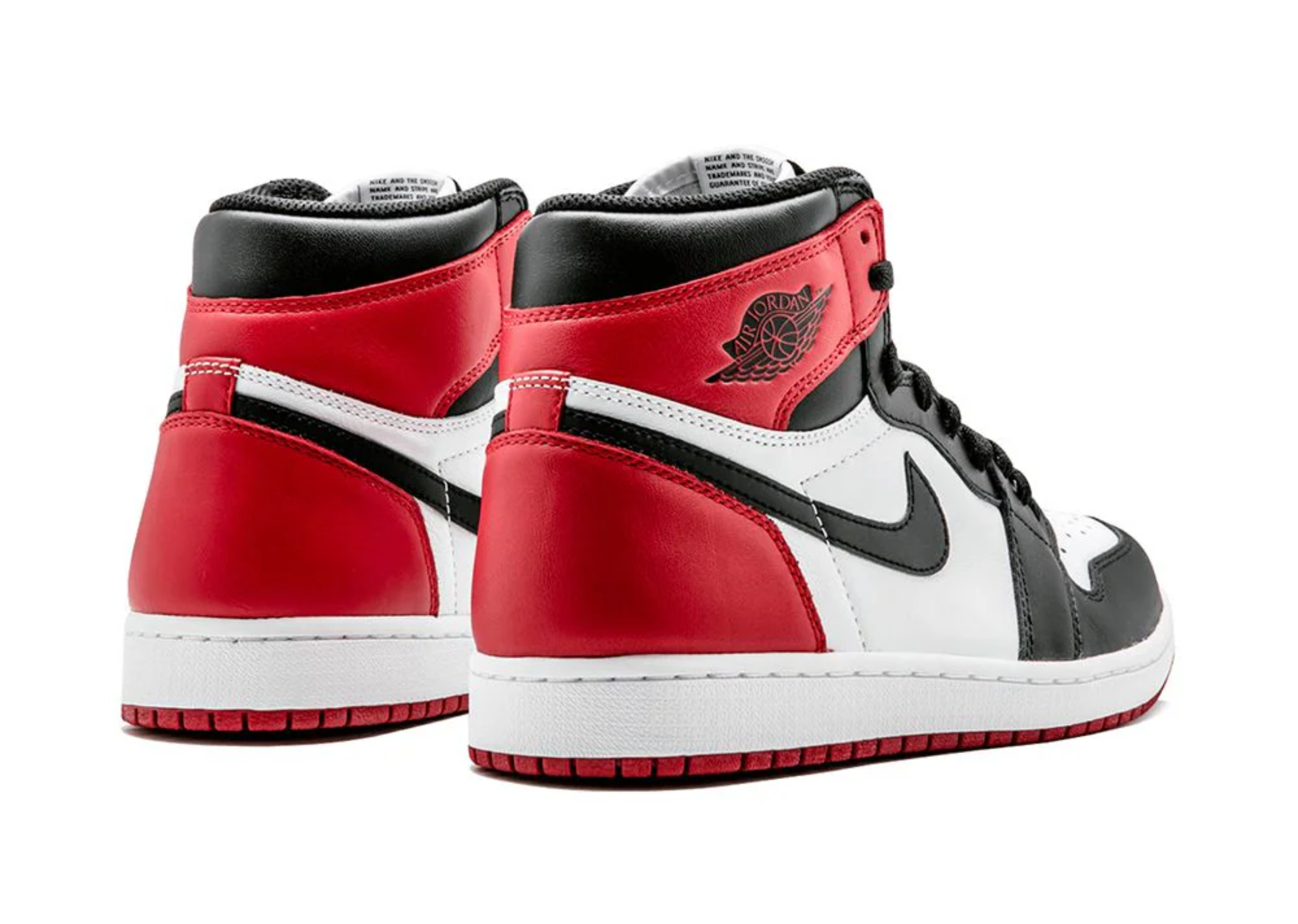 Jordan 1 Hoge Zwarte Teen