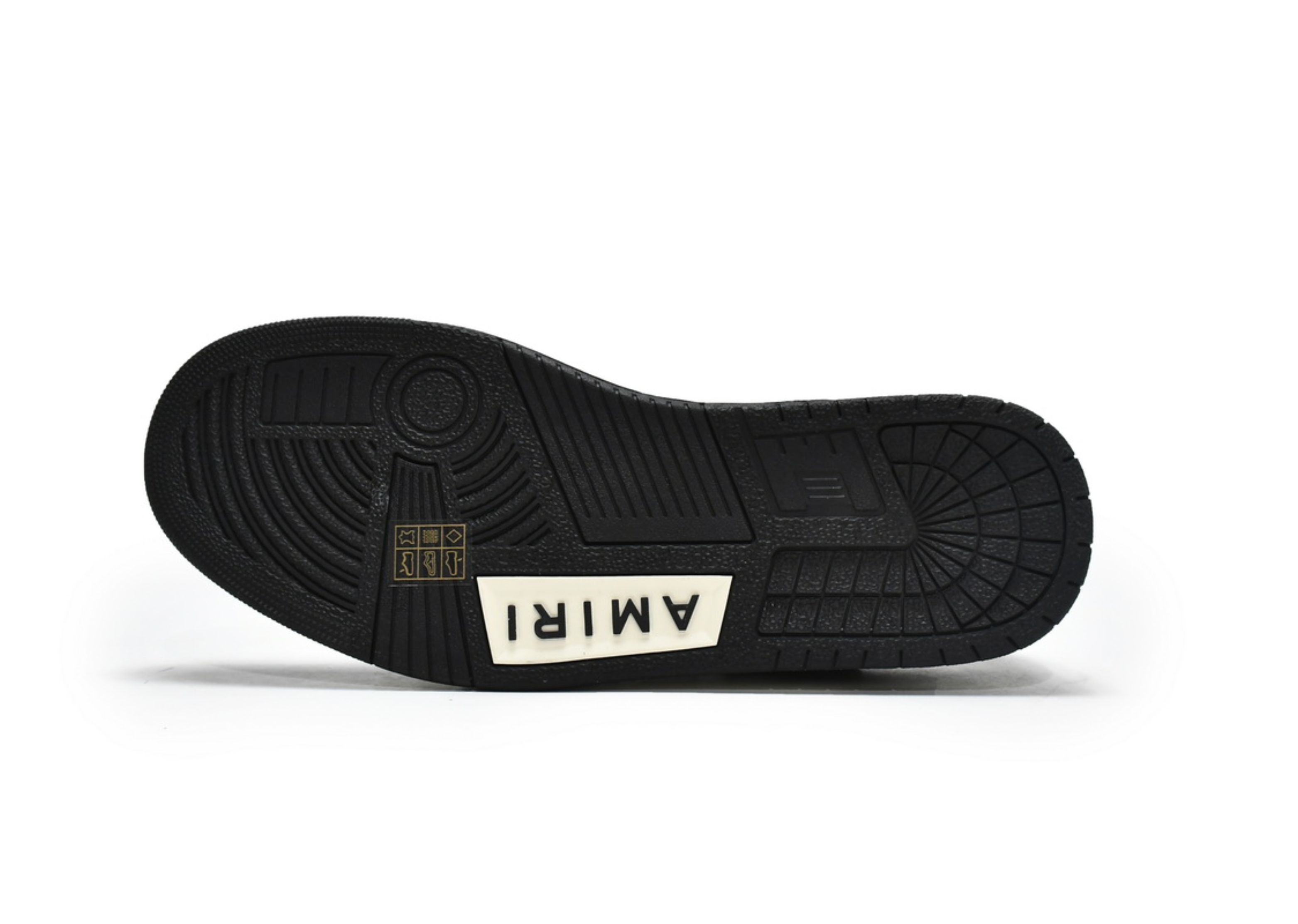 Amiri Skel Top Low Black White