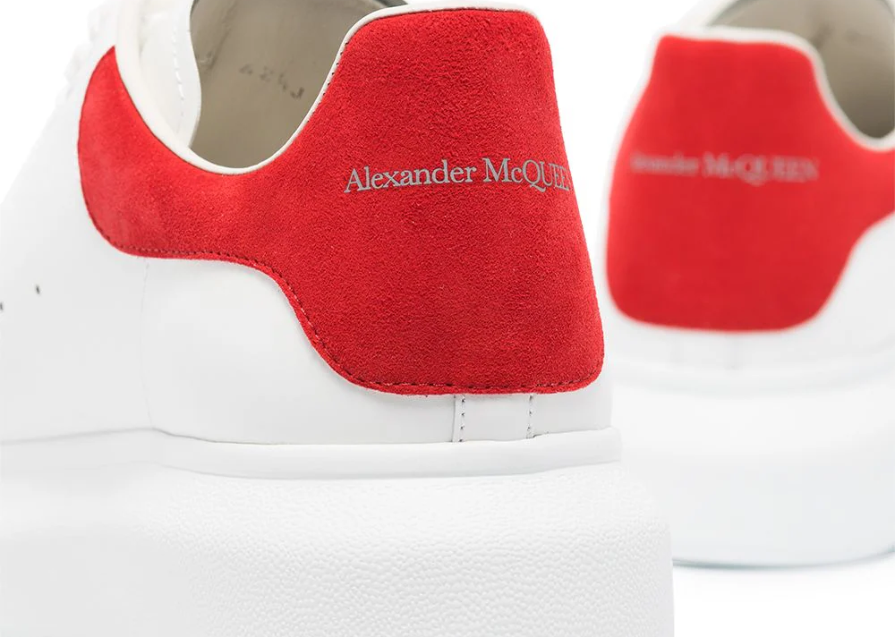 Alexander Mcqueen Oversized Sneaker Deep Red Velvet
